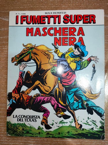 Maschera nera fumetti - nera, super