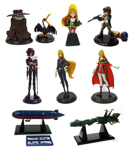 Galaxy express 999 figurines - express,