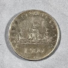 Moneta 500 LIRE 1959 Caravelle
