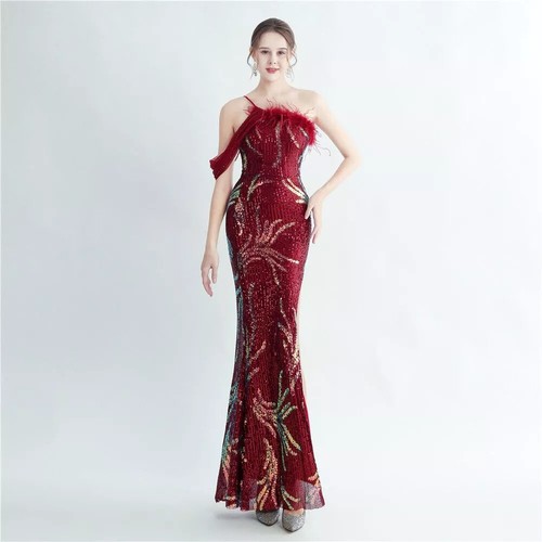 Vestito abito elegante lungo - vestito,