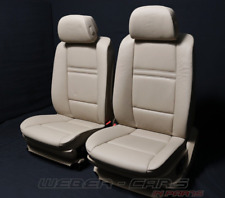 BMW Serie 5 E60 E61 rivestimento in pelle sedili in pelle BEIGE elettrico riscaldamento sedili memory