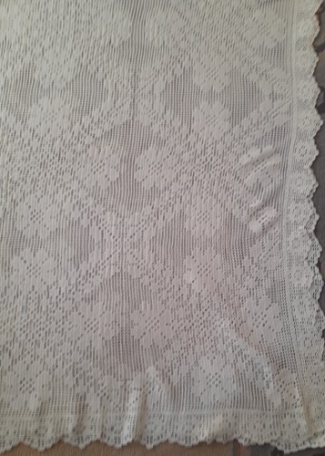 Copriletto cotone uncinetto - cotone,