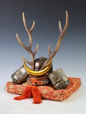 Elmetto Samurai Kabuto -Yamanaka Shikanosuke- Tipo Tsushima di Alta Qualità