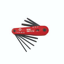 16562142 Serie di 8 chiavi maschio per viti con impronta Torx - Usag 280 TX/S8 U