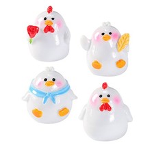 4 pezzi mini pulcini arredamento simpatico cartone animato pulcini in