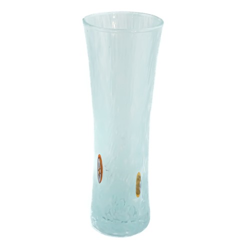 Murano vaso vetro azzurro - murano,