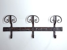 Appendiabiti vintage in ferro battuto attaccapanni Appendi abiti da parete muro