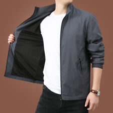 Casual da Uomo Giacca con Zip