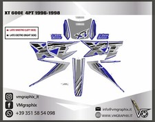 ADESIVI XT 600 4PT xt600 4pt 1996 1999 DECALS STICKERS ADHESIVES GRAFICHE