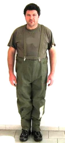 Pantaloni con bretelle - , nuovi