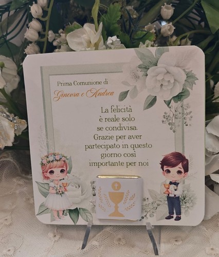 Segnaposto prima comunione - segnaposto,