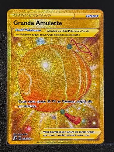 Carte pokémon grande amulette - carte,