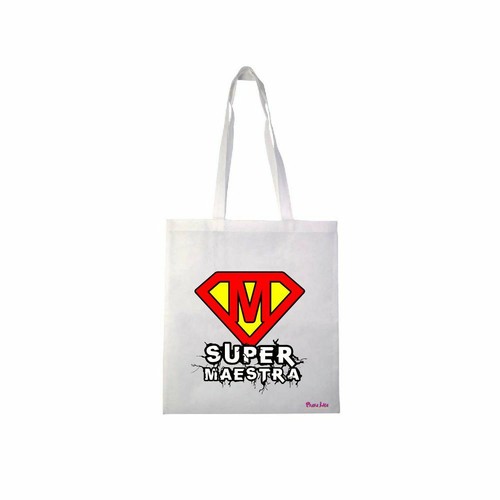 Borsa poliestere 36x40 - 36x40, scritta