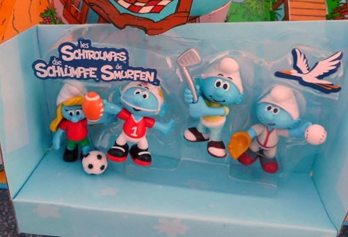 Lot schtroumpfs box serie - 4,