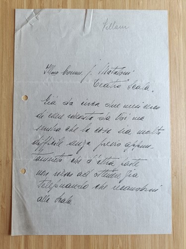 Villani renata lettera con - villani,, renata.