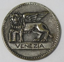 GETTONE MEDAGLIA RICORDO VENEZIA GONDOLA LEONE SAN MARCO SOUVENIR TOKEN