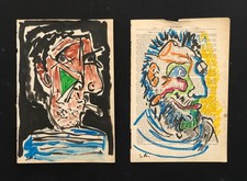 02 Disegni a  china e pastello