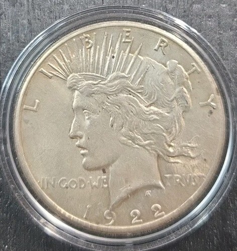 1922 peace silver - peace,