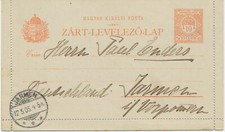 Ungheria 1905 rosso - ungheria, f