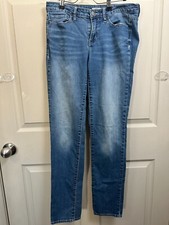 Calvin Klein Women's Dark Wash Mid-Rise Skinny Jeans Size 6/28 STYLE 42Z7213