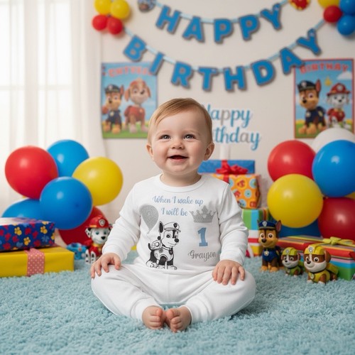Pigiama compleanno bianco