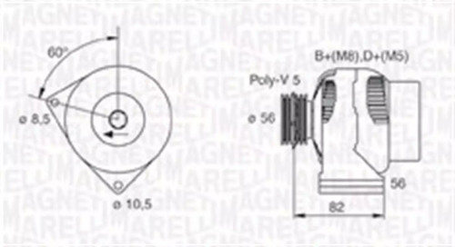 Alternatore magneti marelli - magneti,