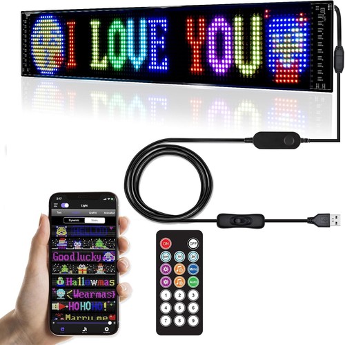 Insegna led programmabile con - insegna,