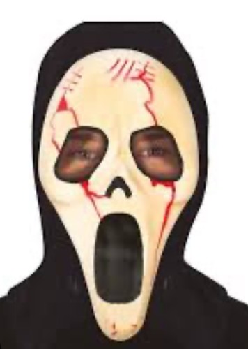 Maschera halloween scream con - maschera,