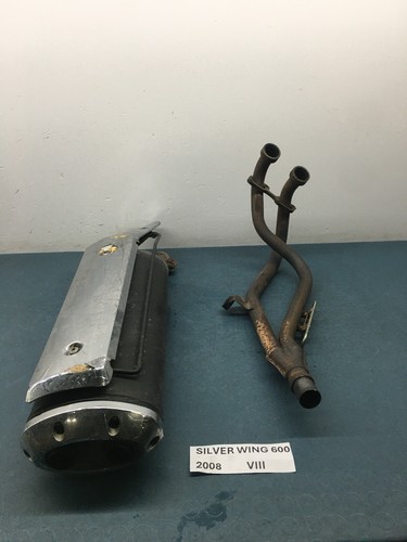 Marmitta completa honda silver - completa,
