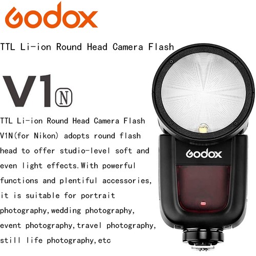 Flash fotocamera godox - flash, v1-n