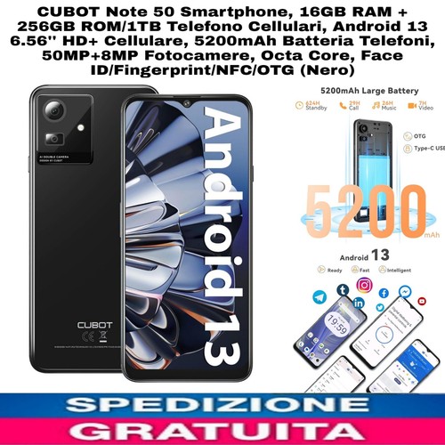 Cubot note smartphone 16gb - cubot, smartphone,
