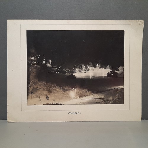 Vintage swiss ski resort - vintage,