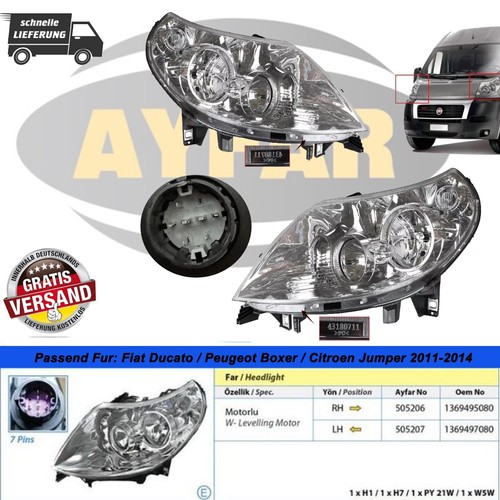 Set fari per fiat ducato - set,