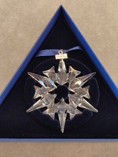 Swarovski star 872200 Christmas ornament snowflake 2007 stella di natale