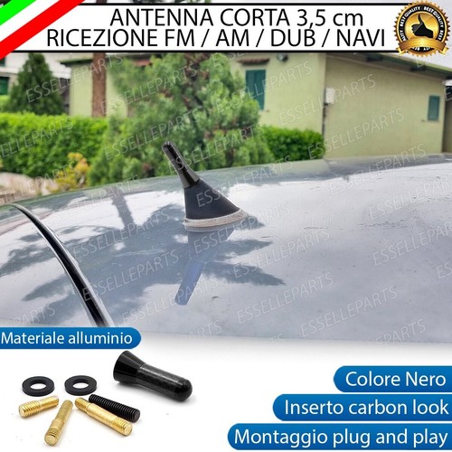 Antenna corta cm nero - antenna, 3,5