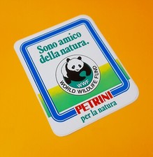 Adesivo stickers vintage WWF PETRINI PER LA NATURA ( Anni 80/90 )
