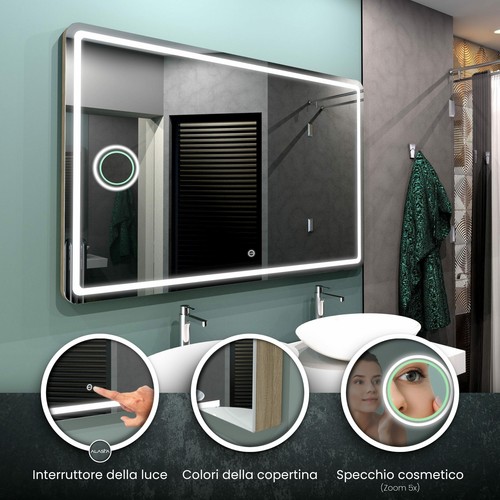 Specchio led madrid - specchio, |