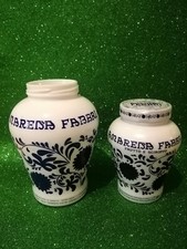 2 Black Cherry Fabbri Vases