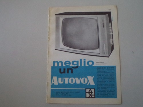 Advertising pubblicità 1960 - pubblicità,