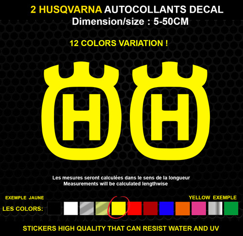 Adesivi decorativi husqvarna - 2,