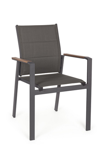 Sedia con bracci kubik - sedia,