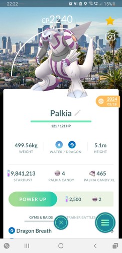 Non shiny palkia los - 💦non,