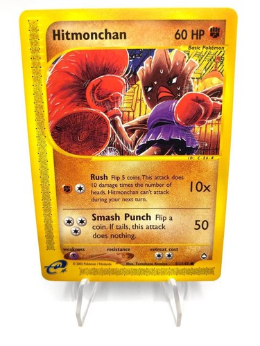 Carta pokémon hitmonchan - pokémon,