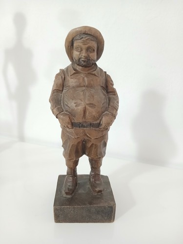 Statua sancio panza legno - statua,