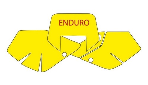 Kit adesivi portanumero suzuki - adesivi,