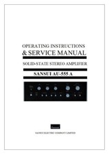 Service Manual-Manuale-Operating Instructions per Sansui AU-555 A