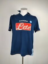 DIADORA NAPOLI MAGLIA CALCIO TRIKOT UOMO L SOCCER JERSEY VINTAGE 2008/09