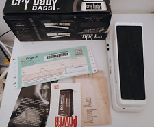 cry baby bass dunlop usato ottime condizioni completo di scatola libretto 