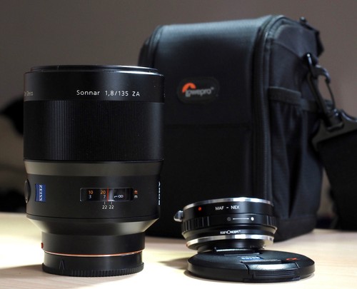 Obiettivo sony zeiss 135mm - obiettivo,