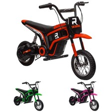 HOMCOM Moto Elettrica per Bambini con 2 Velocità 8-16km/h Età 8-12 Anni